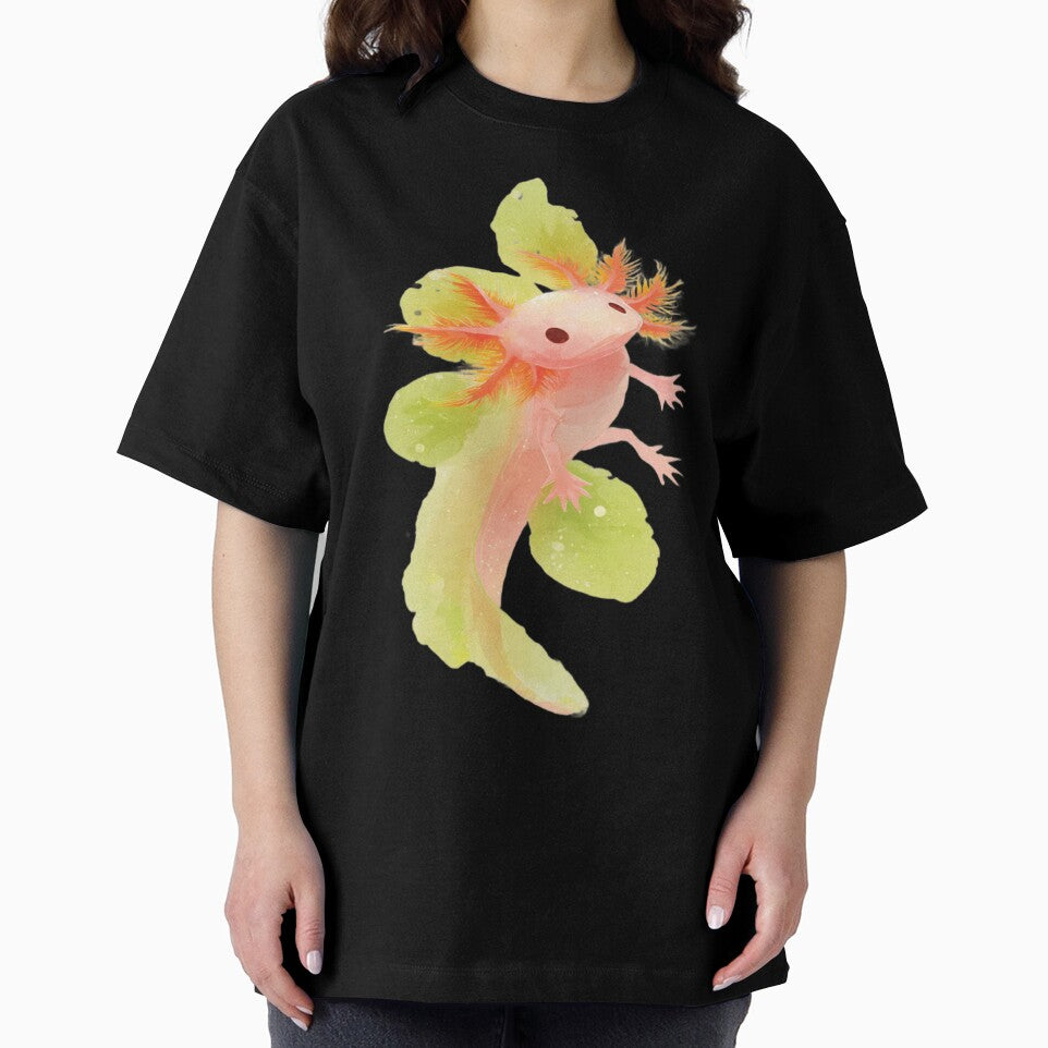 Pastel Axolotl Dream | Kawaii Watercolour Floating Axolotl | Soft Ethereal Aesthetic by ZChrome