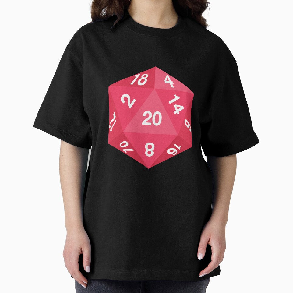 Red d20 by actuallypokesie