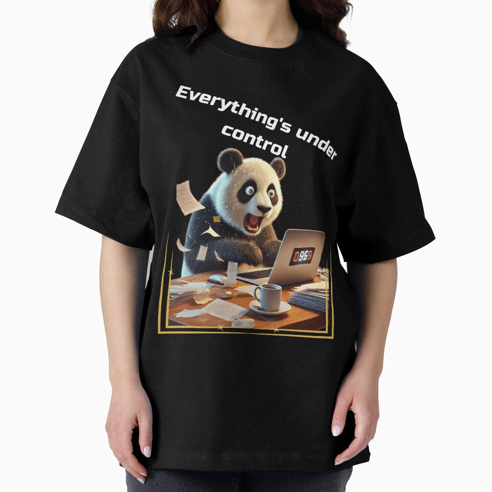 Funny Stressed Panda Everything Under Control by BULAIR89