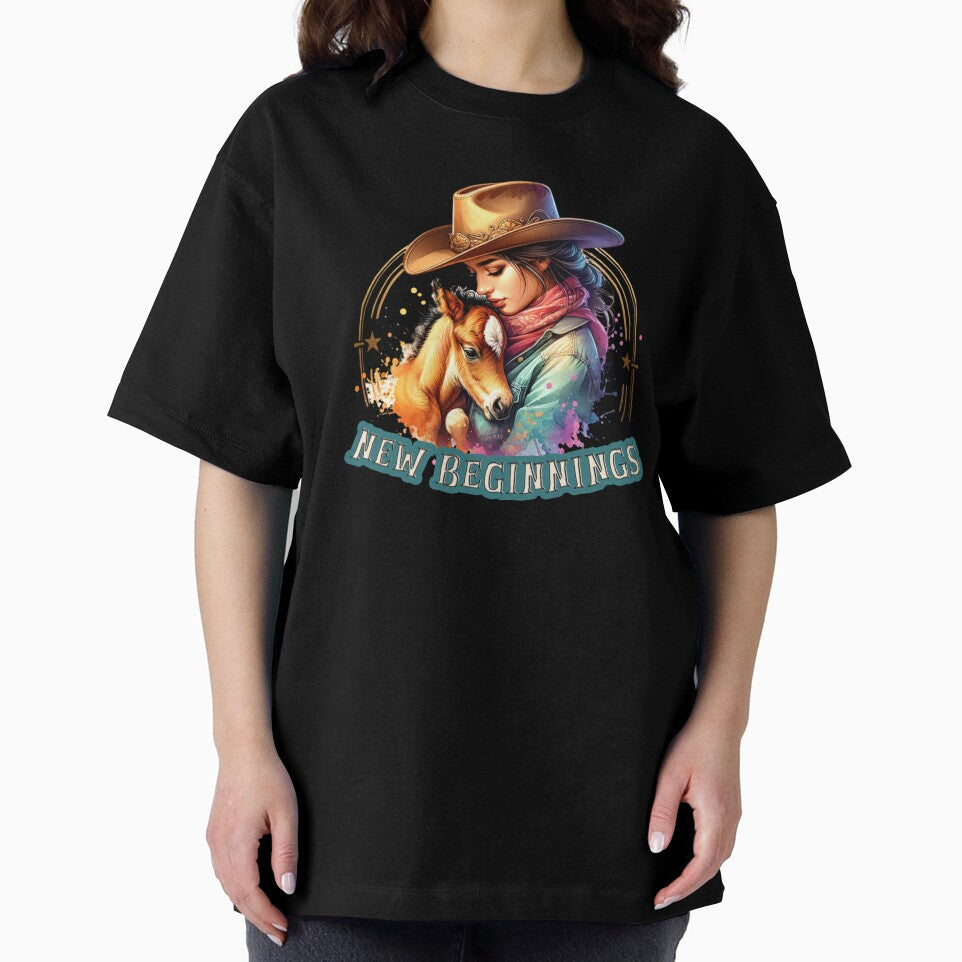 Country Cowgirl Hustle Spirit- New Beginnings - Apparel, Mugs, Stickers & More by artedigital99
