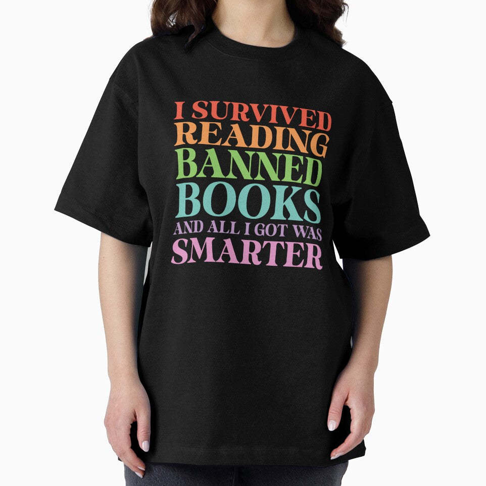 Banned book sticker by Radical Buttons