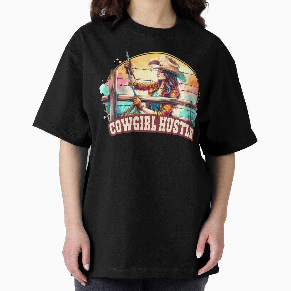 Country Cowgirl Hustle Spirit- Apparel, Mugs, Stickers & More by artedigital99