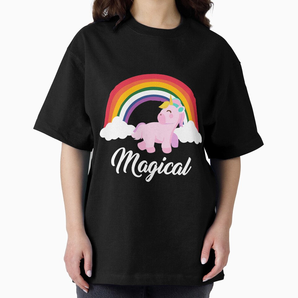 Cute Magical Unicorn T-Shirt by AllStarMerch