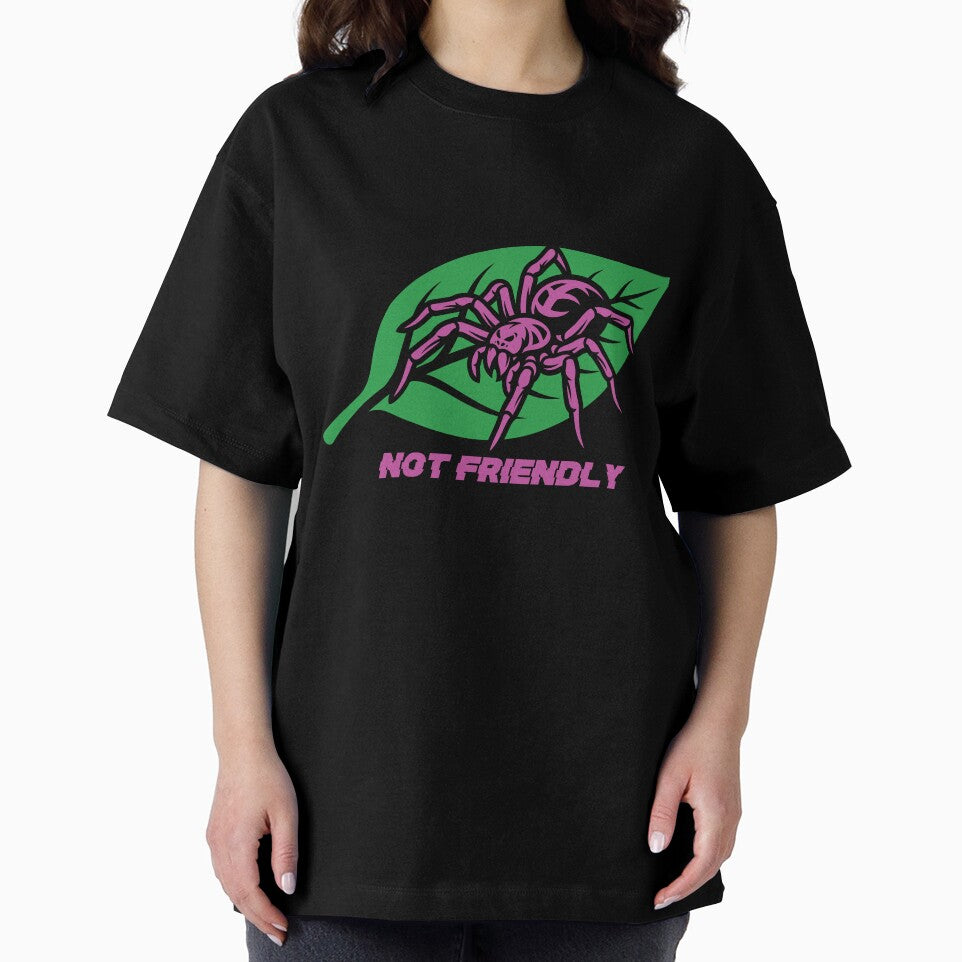 Not Friendly - Menacing Arachnid Solid Block Illustration by ZUMERI