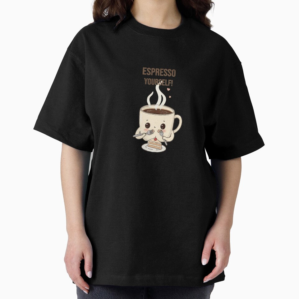 Espresso Yourself – Funny Coffee Lover T-Shirt by GalaxyInstore