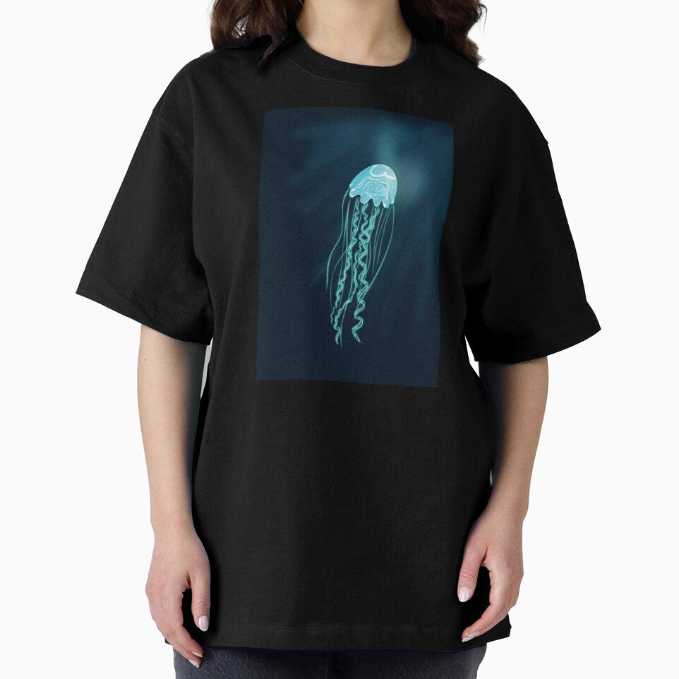 Bioluminescent Deep Sea Ocean Jellyfish by SalmonInk