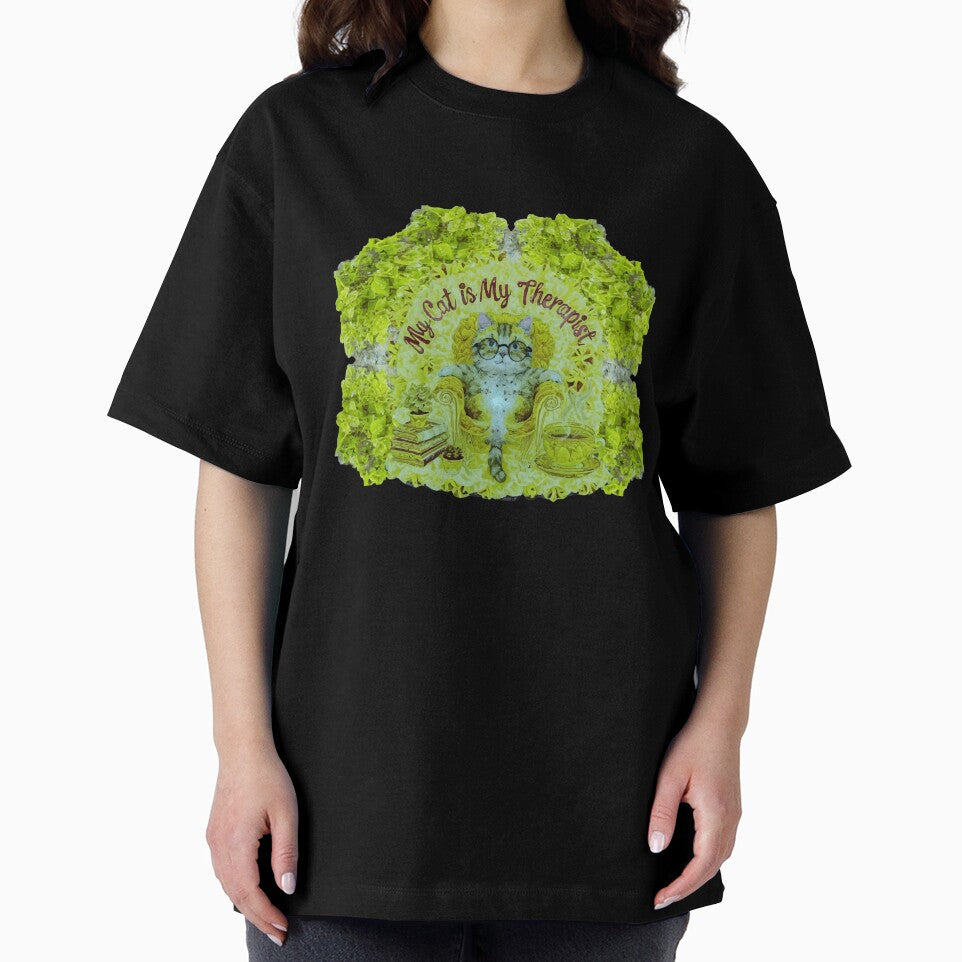 My Cat is My Therapist, Guided by Fluorite by ArtDesignTp
