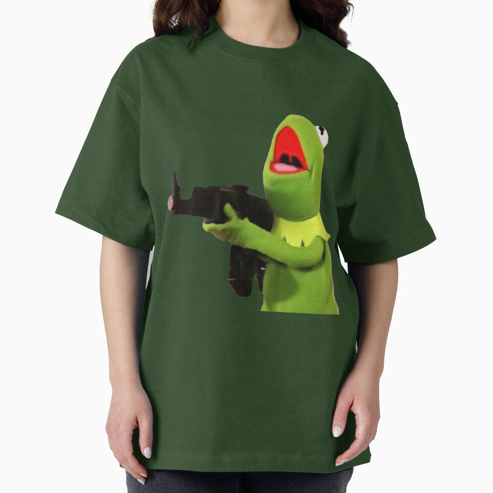 Kermit The Frog With Gun by monkofyomom