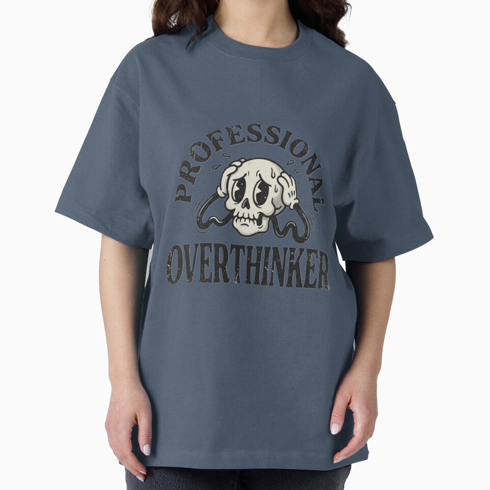Professional Overthinker - Funny Vintage Rubber Hose Cartoon by David Wasson