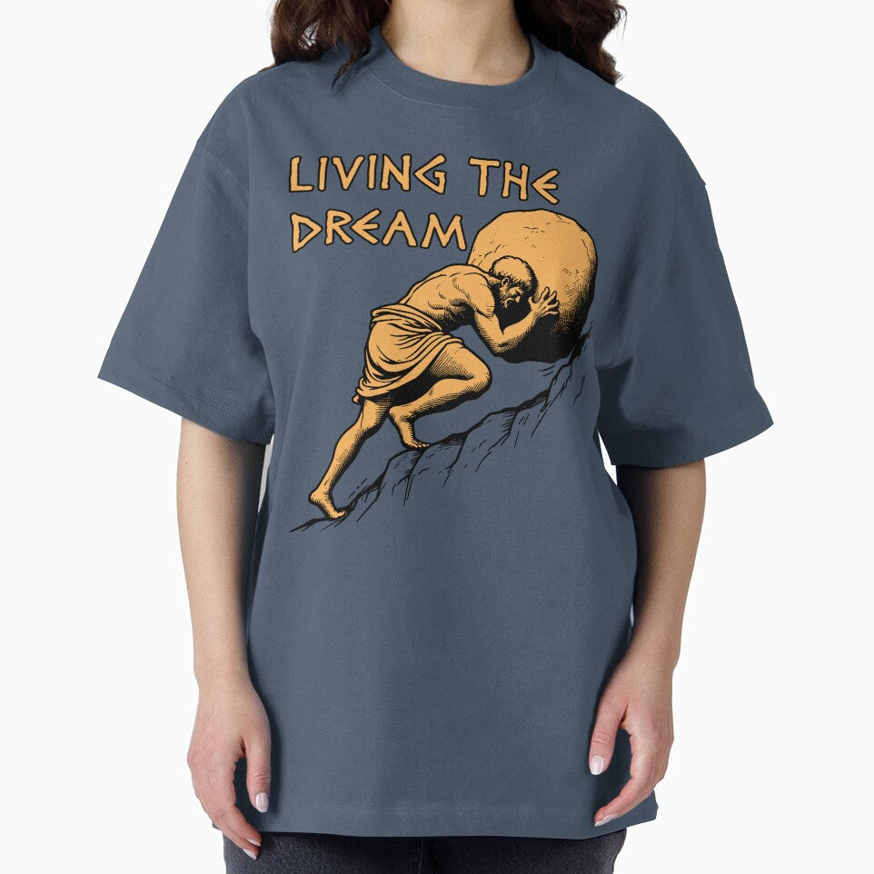 Living The Dream - Sisyphus, Greek Mythology Meme by SpaceDogLaika