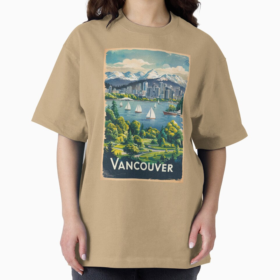 Vancouver Vintage Travel Poster by TravelerRat