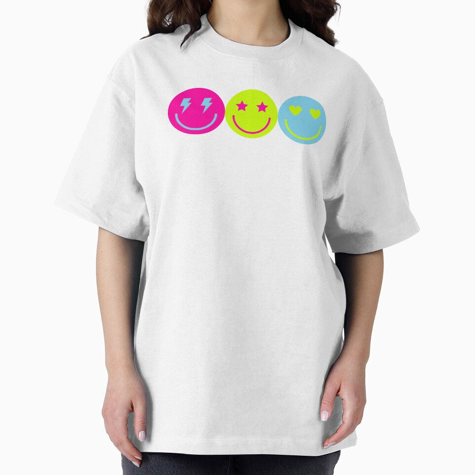 3 preppy smileys in pink, blue and green by SUUSCK ★