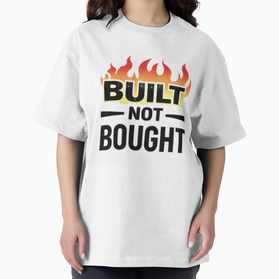 Built Not Bought Gym Motivation Quote by MoodThread