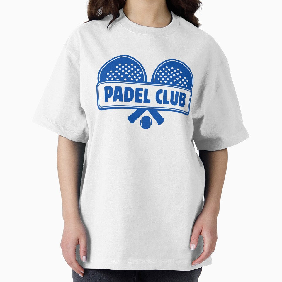 Padel Club Logo, Crossed Padel Rackets & Ball Sports Design by Rocklights