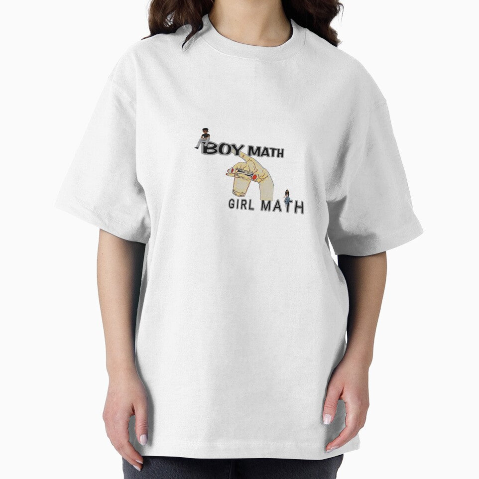 Funny Boy Math Girl Math Aesthetic Pop Culture Meme Design by Dream Weave Studio