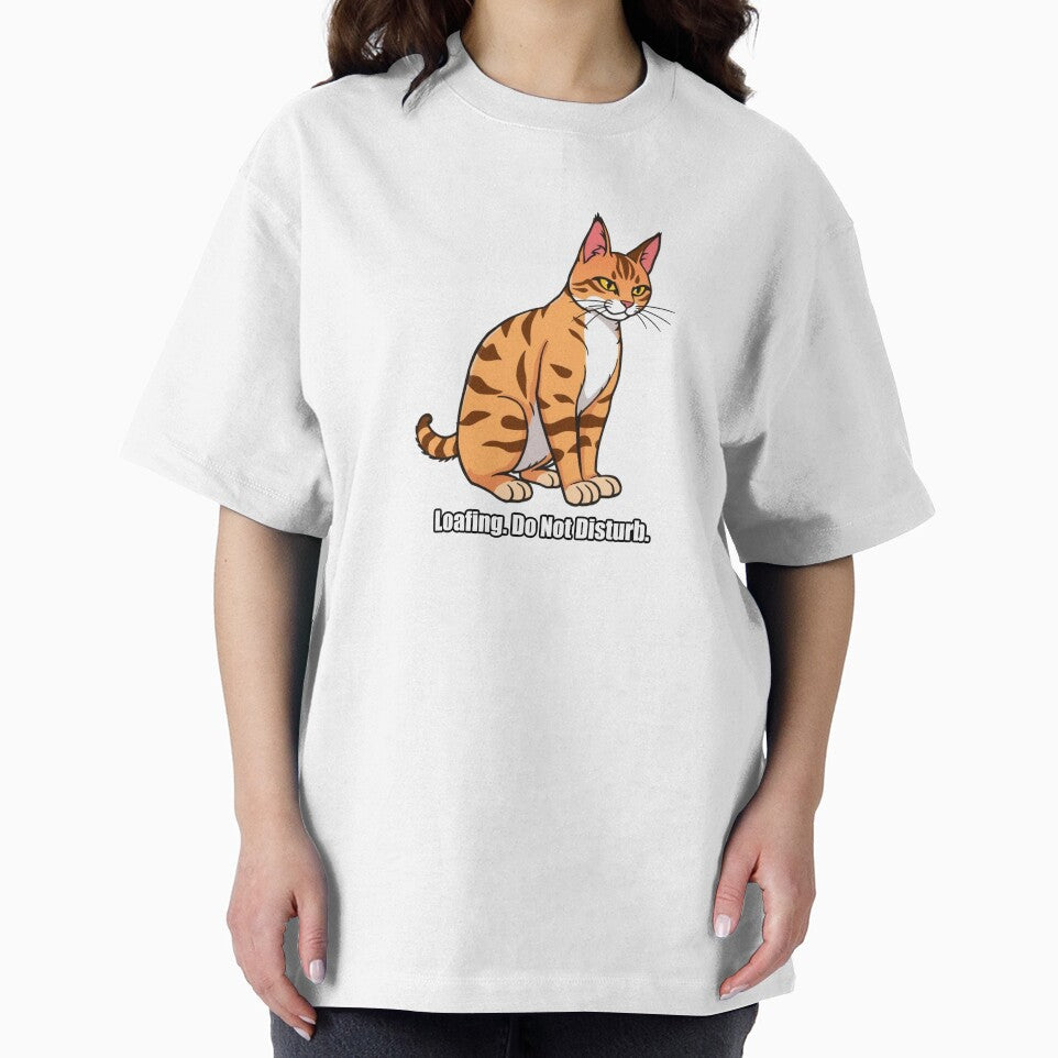 Tabby Cat - Loafing Do Not Disturb - Funny Cat Gift by pawdrops