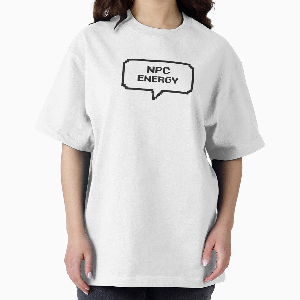 NPC Energy Pixel Art Speech Bubble Meme by LumePrint