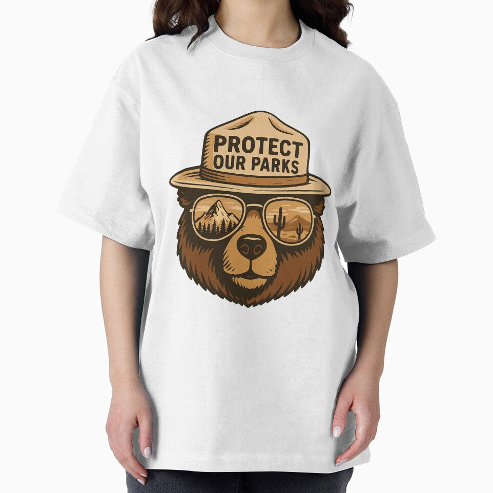 Protect our national parks - resist smokey the bear Hands Off our public lands by SkeletonsDanger