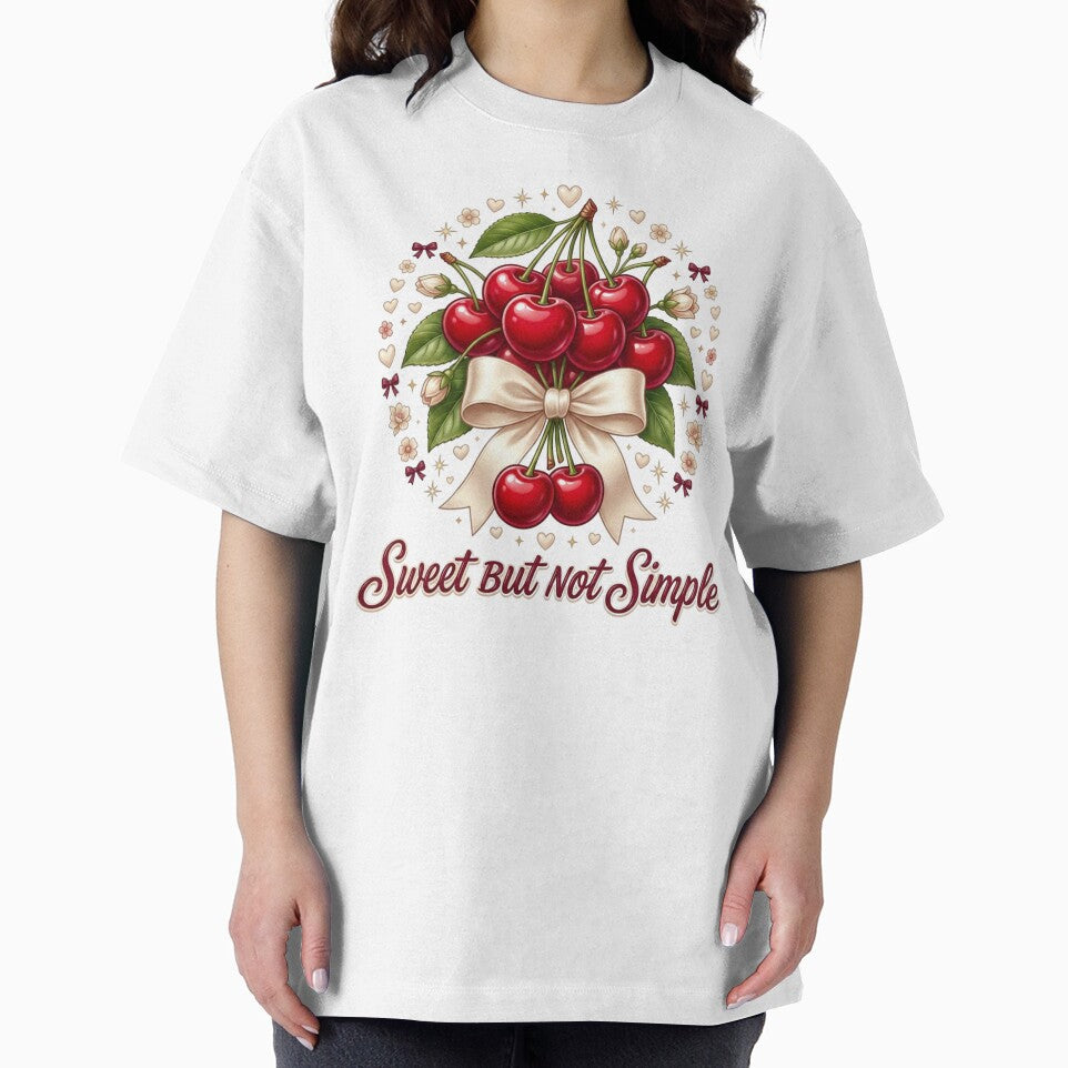 Sweet But Not Simple | Cute Cherry Coquette | Vintage Cherry Bouquet Aesthetic by Fernhaven