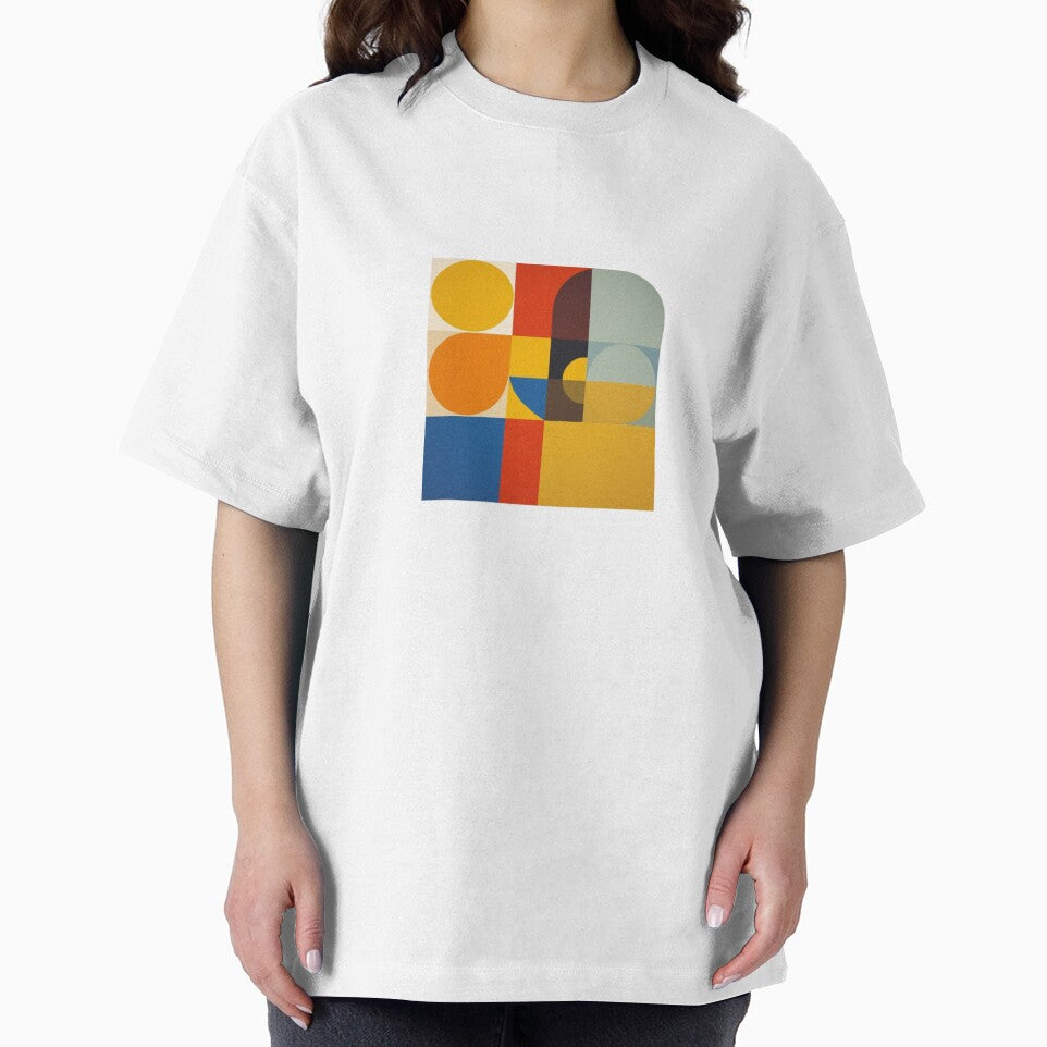 Mid-Century Modern Geometric Abstract Bauhaus Art by ByKayaPrints