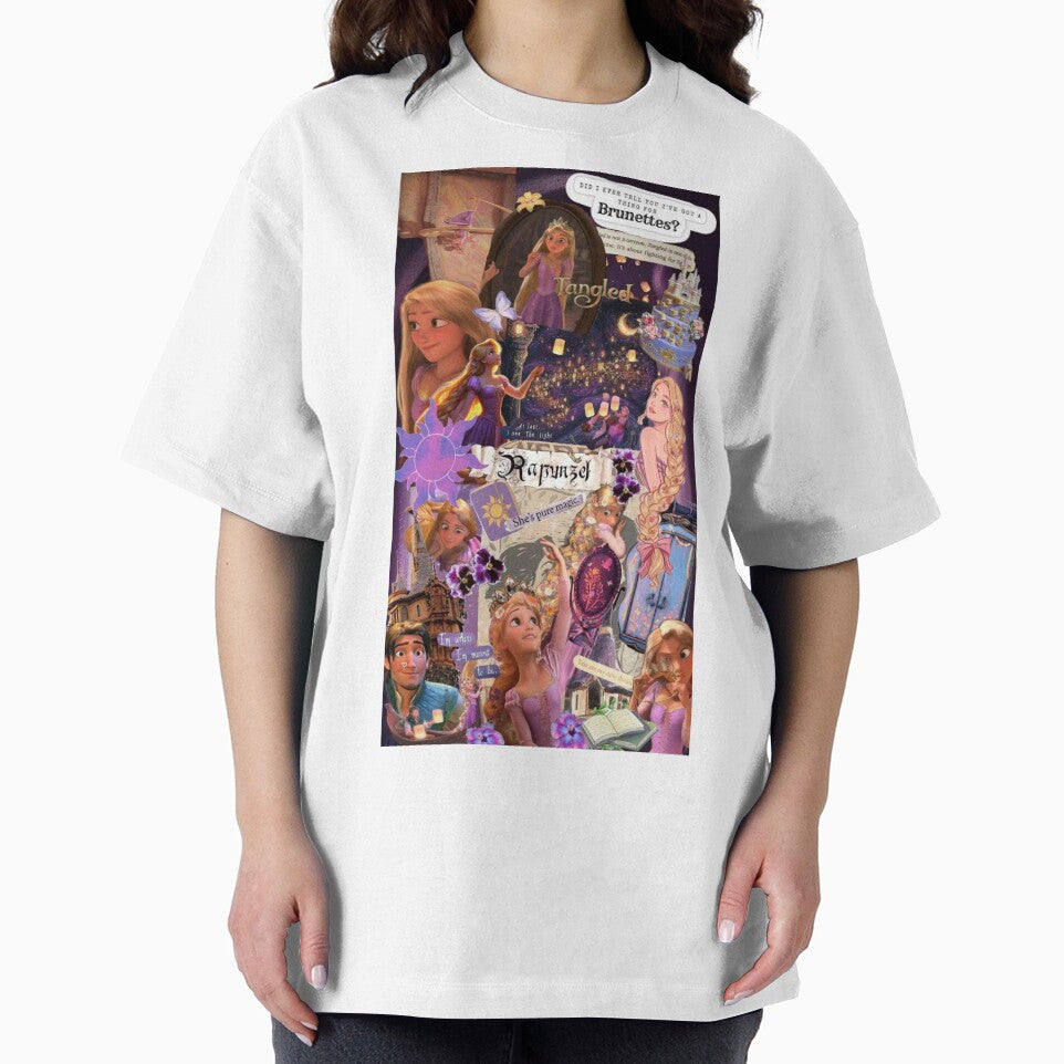 Rapunzel Tangled Purple Aesthetic Dreamy Princess Collage by lilacWhim