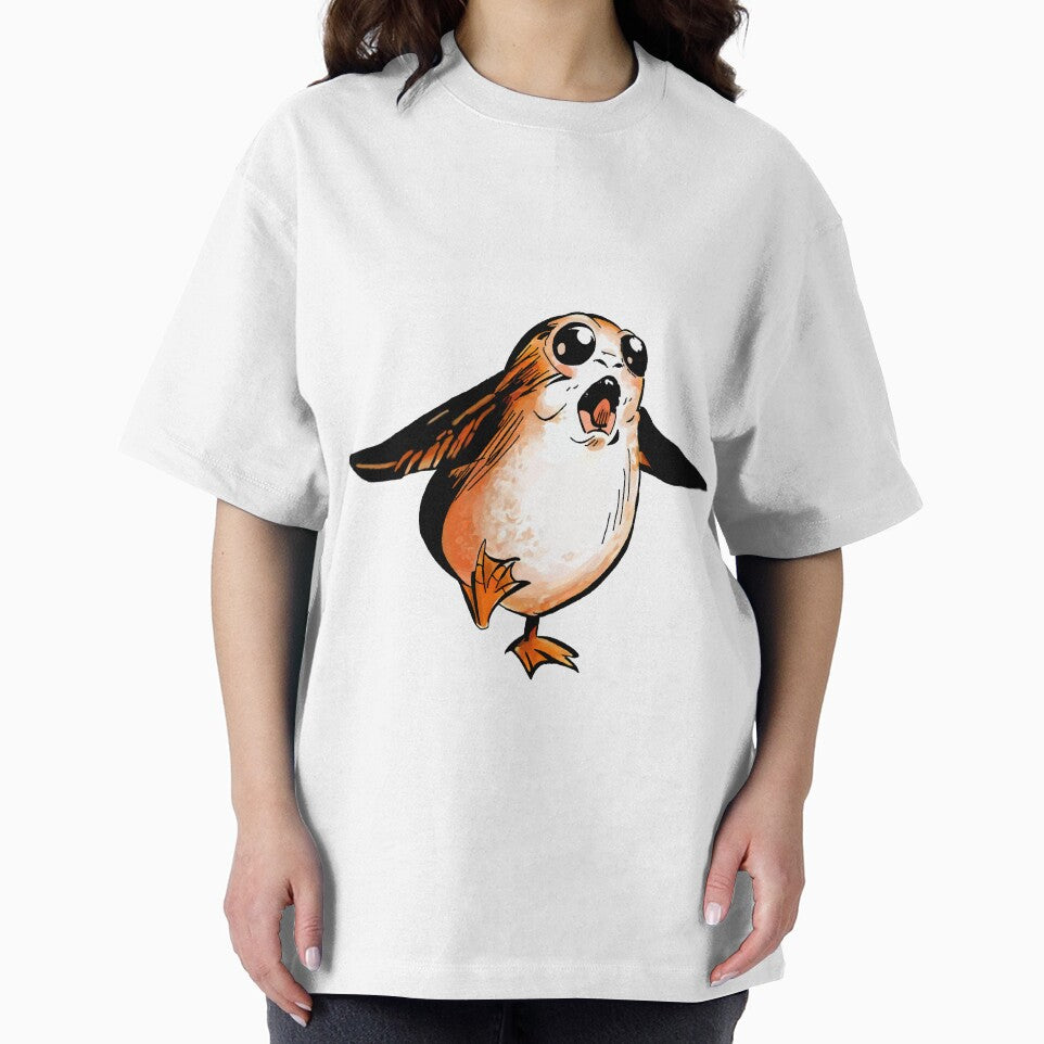 Space Alien Chicken Puffin Squaking by Maartje de Volder