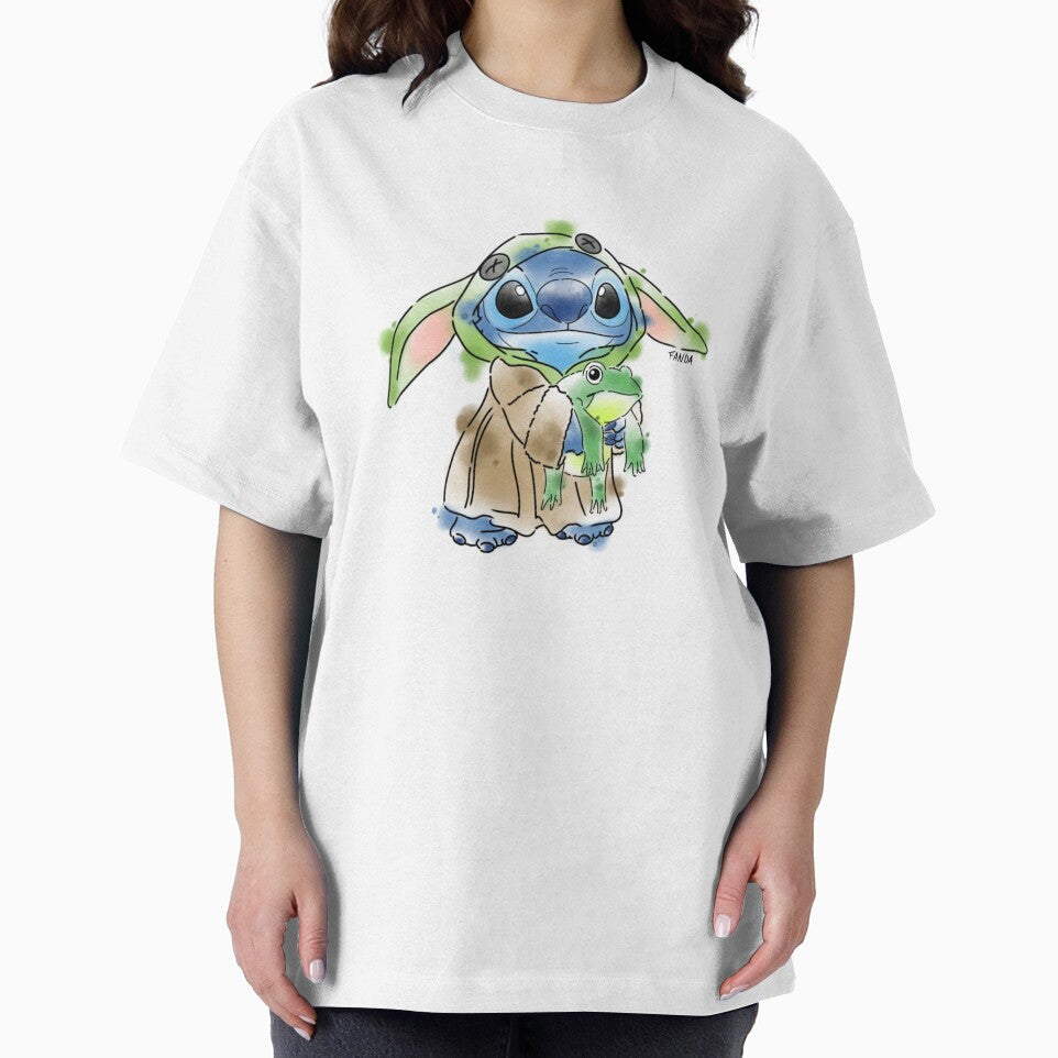 Stitch and frog by FandaBlue