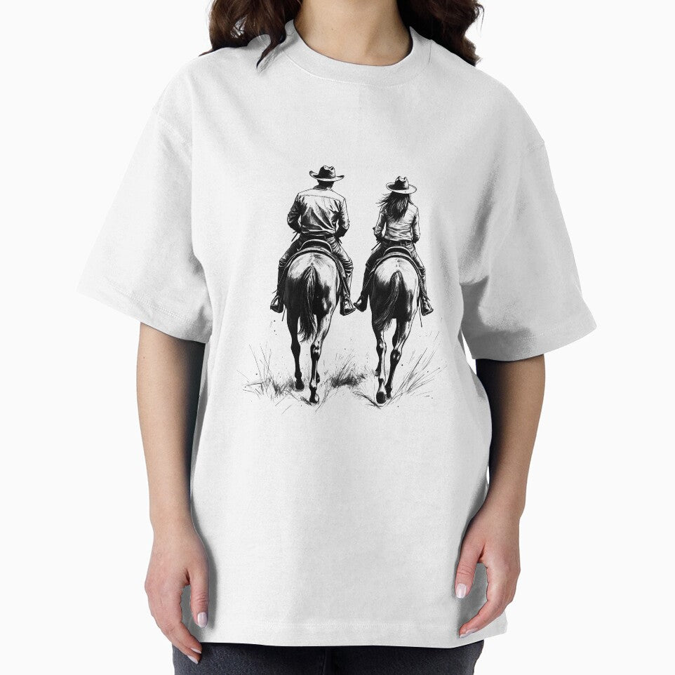 Western Cowboy Couple Romantic Country Lovers in Rustic Western Style by Rosaliartbook