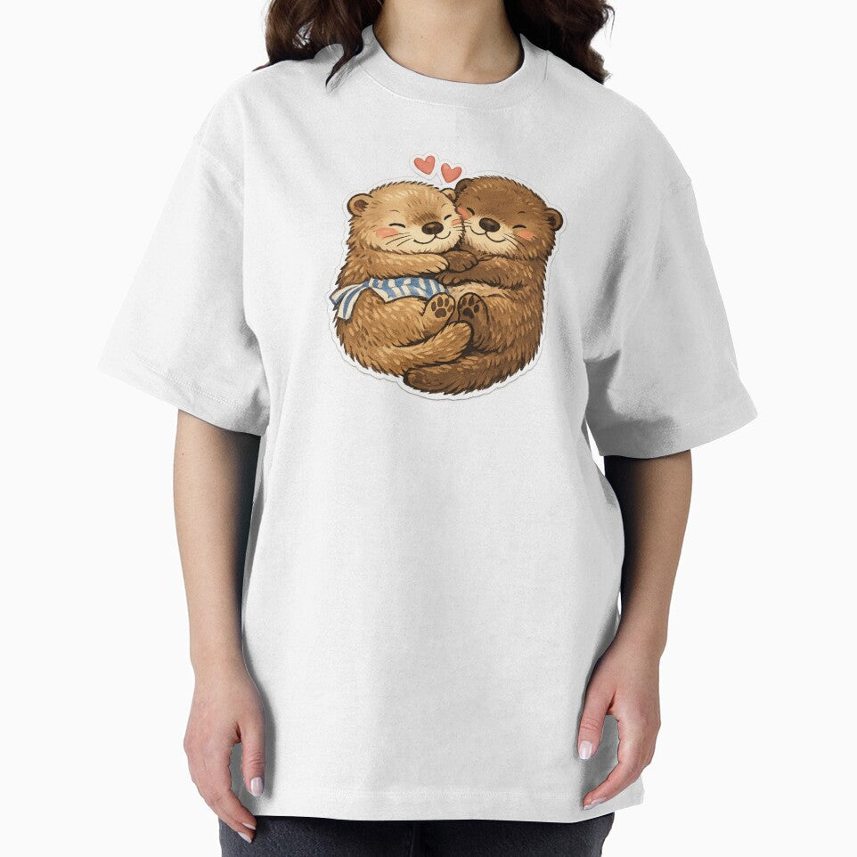 Otterly Devoted – Otters Holding Hands by poppet103