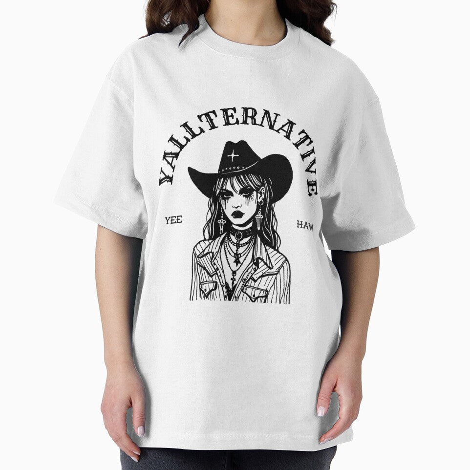 Yallternative Gothic Cowgirl Pinup Art by gewgacruccl43