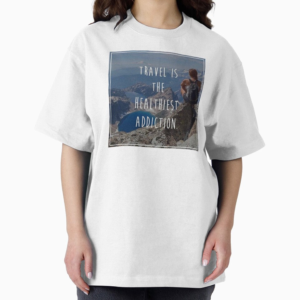 Travel is the Healthiest Addiction by DoodleDashCollective