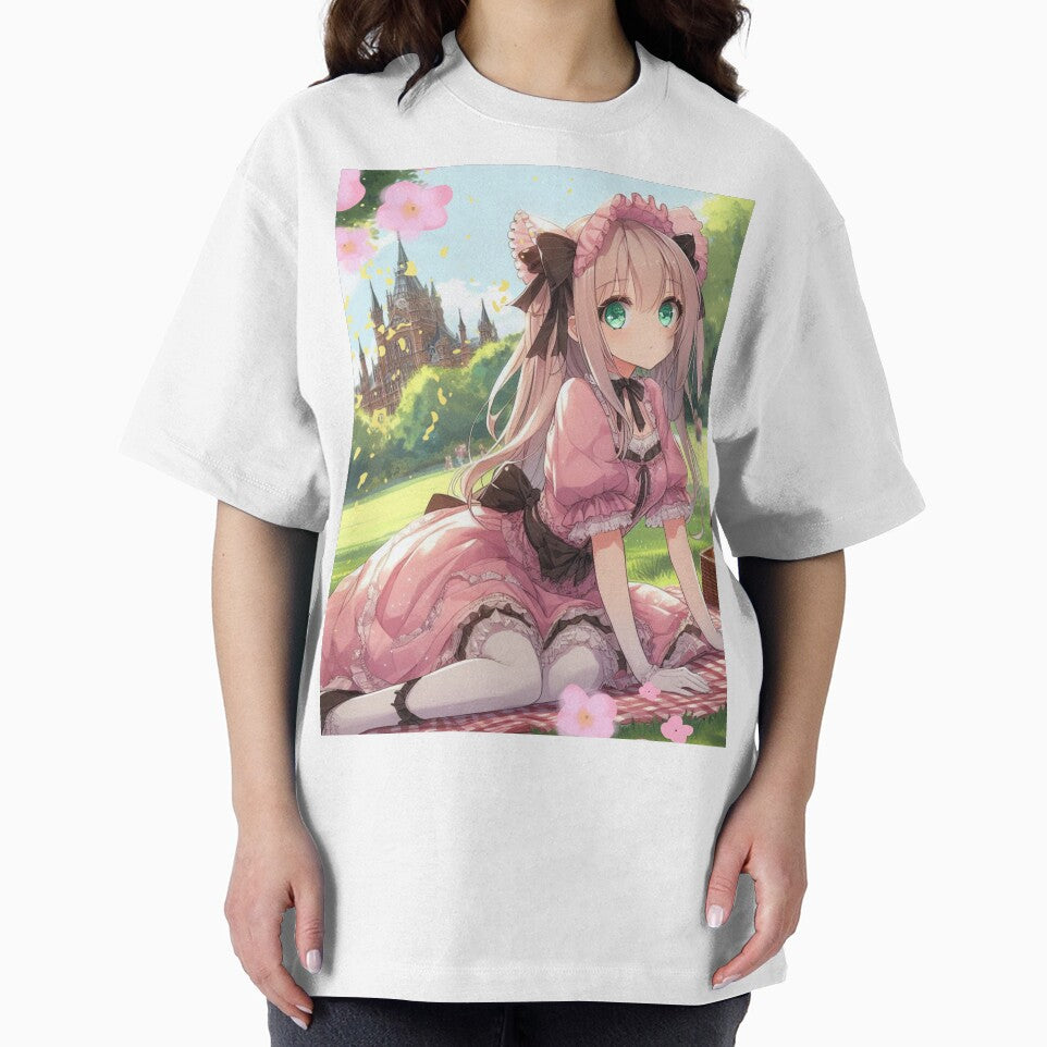 Anime Girl Picnic in Victorian London – Elegant Manga Fantasy Art by Sugar Wisdom