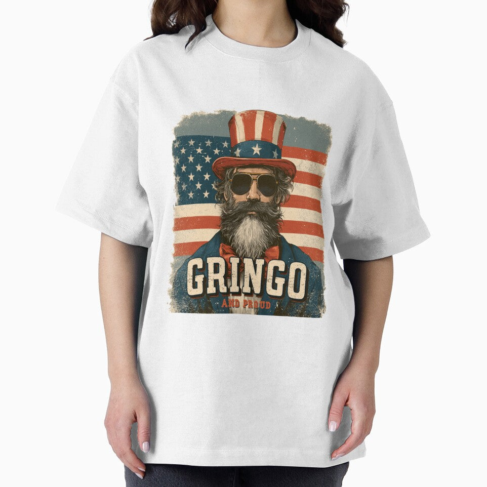 Gringo and Proud Funny American Abroad Patriotic Travel Expat Design by Ignorant-Artist