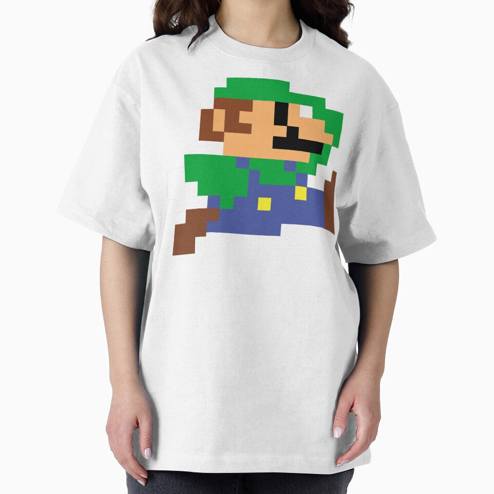 Big Pixel Blocks on the Running and Jumping Bro 2 - classic gaming Retro by ZERO-MIND