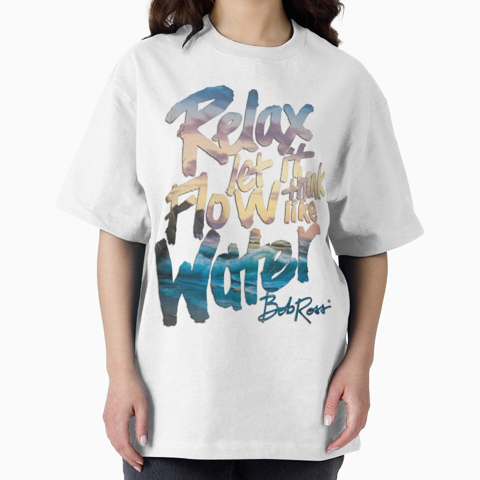 Bob Ross Relax Let it Flow by Katie Morris Art