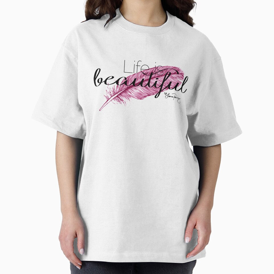 Life is beautiful - Lana Parrilla quote (Dark text) by Kengelina