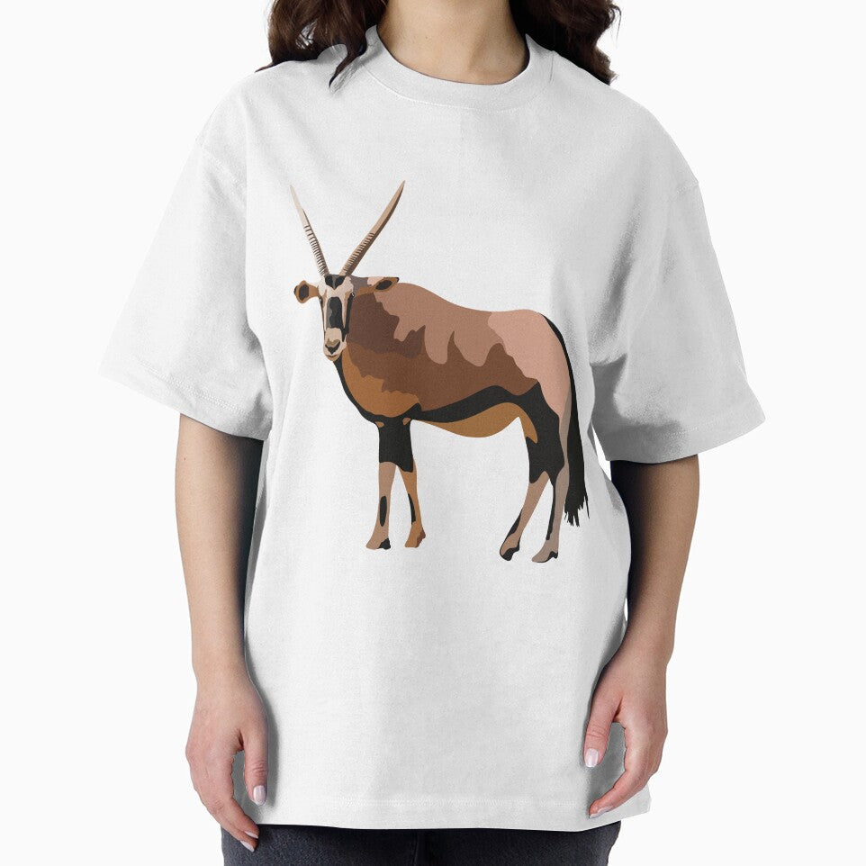 O is for Oryx,Oryx Artwork – Elegant Antelope Illustration and Desert Wildlife Design by PrettylittlepastelUk