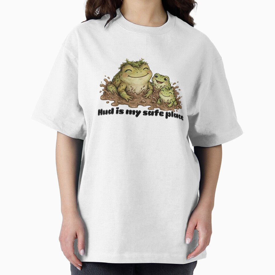 Mud Is My Safe Place Cute Goblincore Frog Family Mud Bath by Neurospicy Trolls