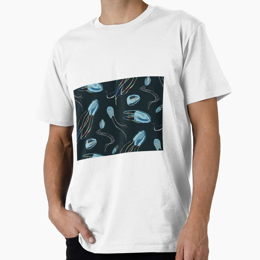 Dance of the Comb Jellies deep ocean by Colour Angel by KV