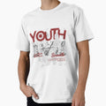 Red and White Grunge Streetwear YOUTH T-Shirt by Personal Connection