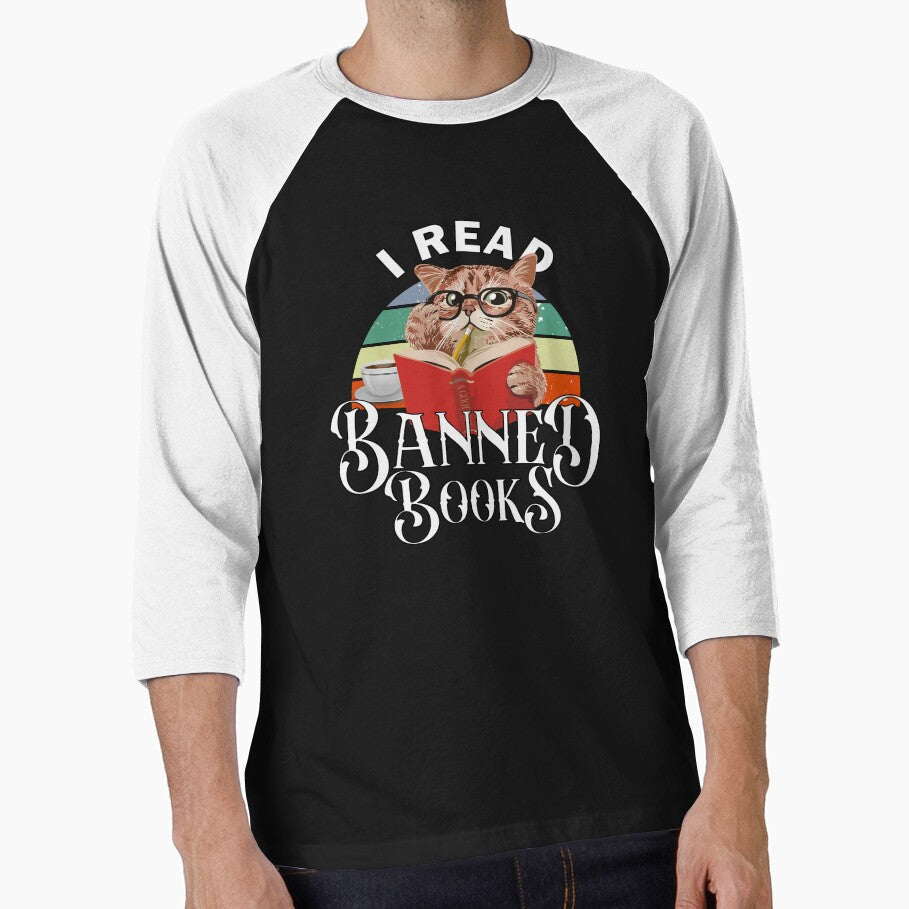 Cat Reading Banned Book, I Read Banned Books by mamahellfire31