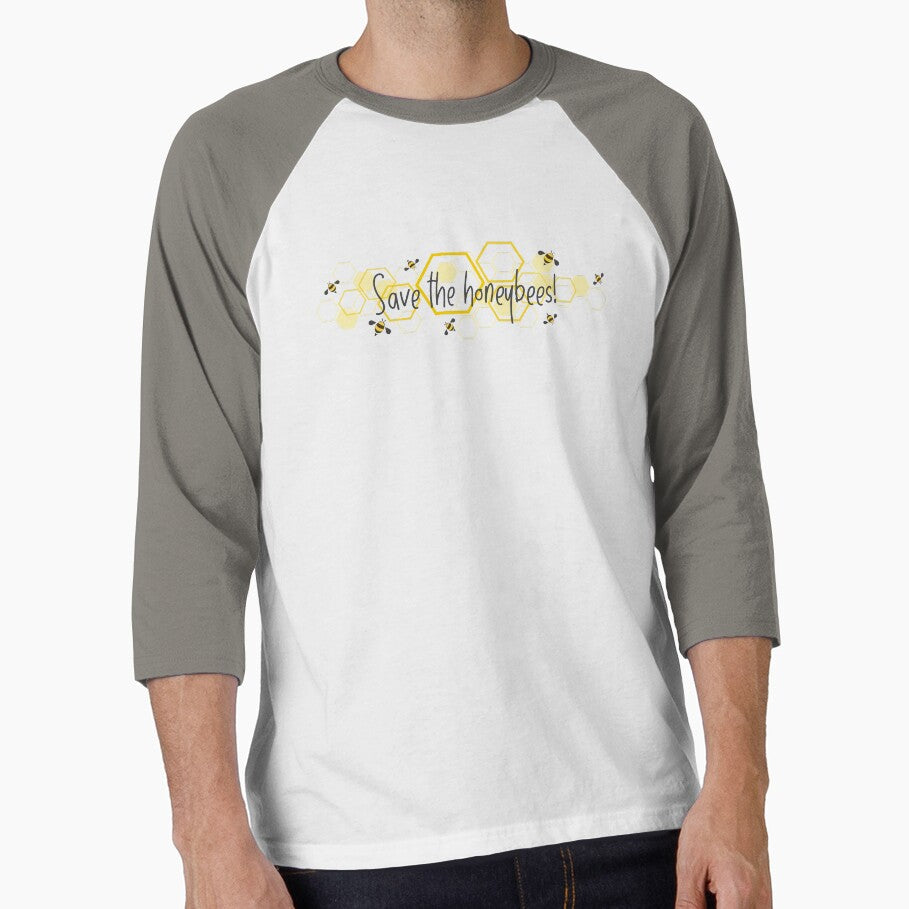 "Save the honeybees!" design for lighter colors by RKA-Products