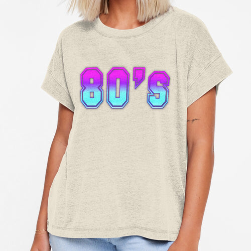 80’s Neon Typography by NNAANN
