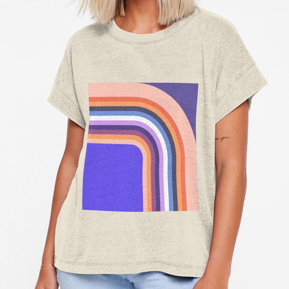 Retro 60s 70s 80s 90s Rainbow Stripes Mid-Century by bitart