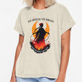 AND BURNS THE PATH – Slavic Woman Among Flame and Moonlight by Fragy72