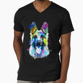 German Shepherd Watercolor, Watercolor Dog print, German ShepherdPortrait, German Shepherd Painting by RomanDigitalArt