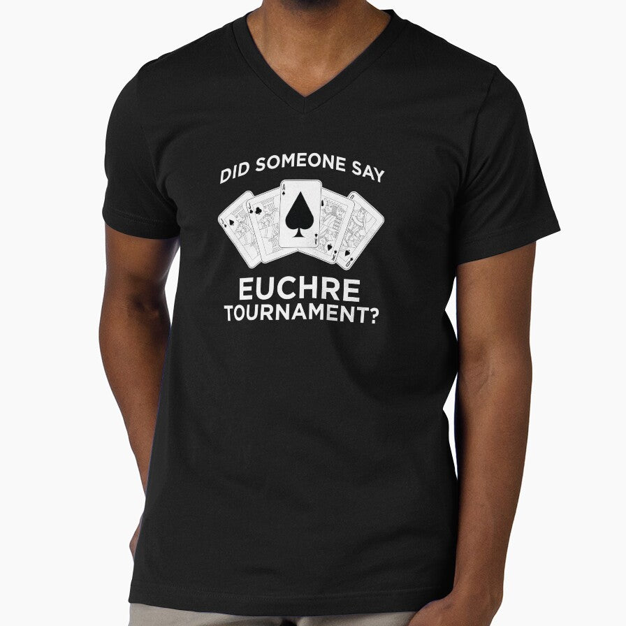 Funny Euchre Card Game Tournament print by jakehughes2015