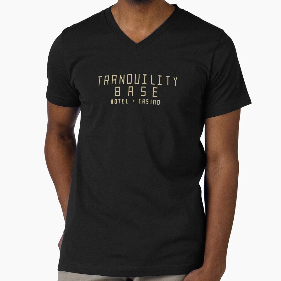Arctic Monkeys Merch Tranquility Base Hotel Casino Black T-Shirt by Anennings