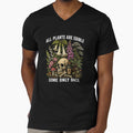 All Plants Are Edible Some Only Once Vintage Botanical Poisonous Herbs Skull by DaphoLatara