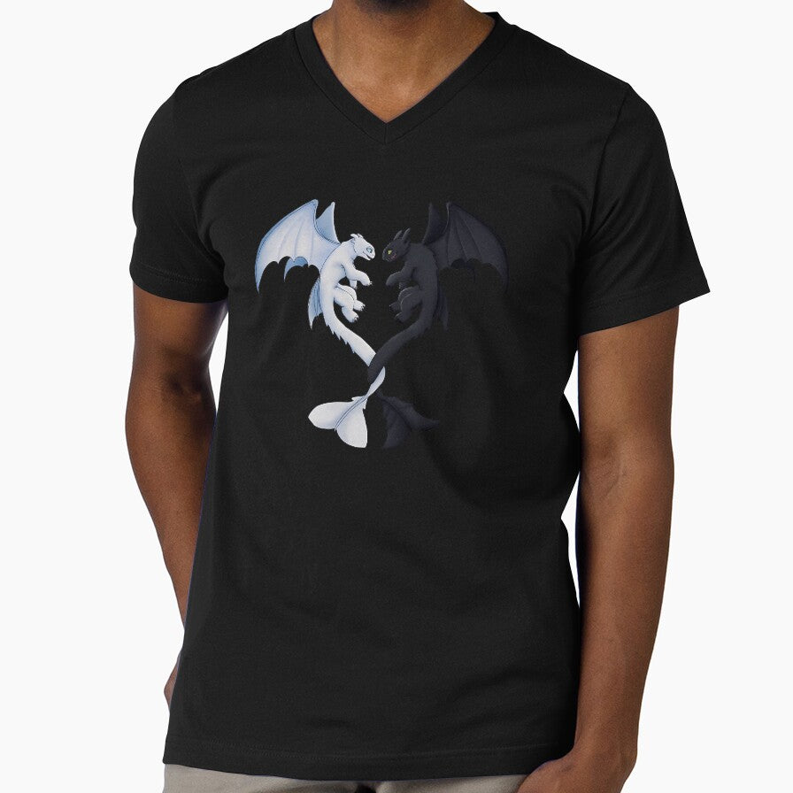 Toothless-And-Lightfury by earline4fk